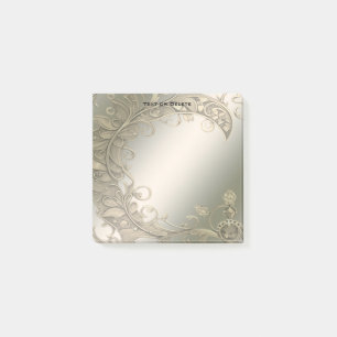 Post-it® Élégant Moderne Gold Décoratif Post il Notes