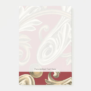 Post-it® Elégant Motif Botanique avec Foliage Tan