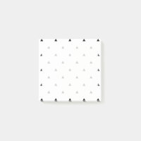 Élégant motif géométrique noir blanc | triangles