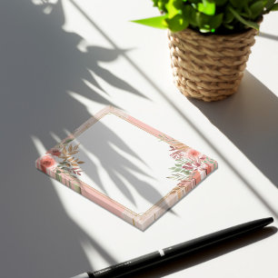 Post-it® Elégant rose belle aquarelle Floral Post-it-Note