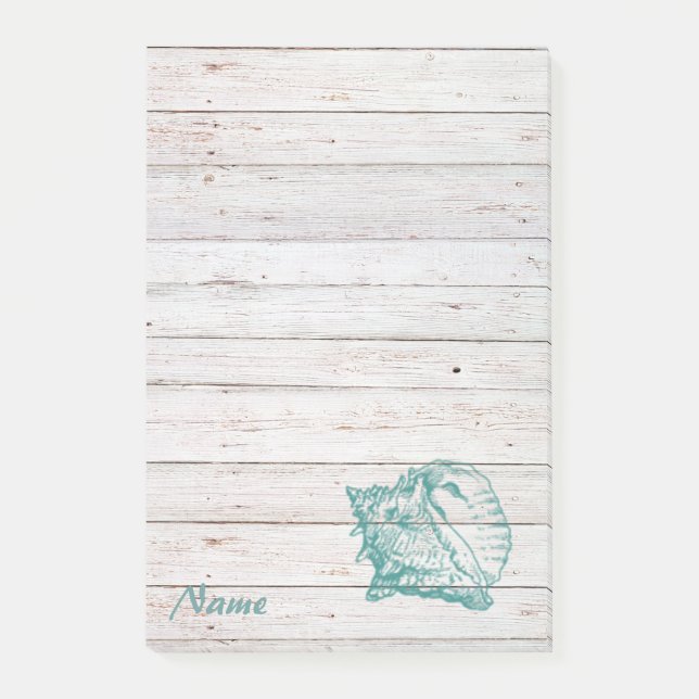 Post-it® Elégant style de coquillage de bois texture person (Devant)