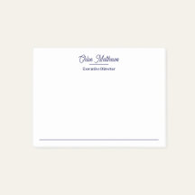 Élégante bordure de script bleu marine 