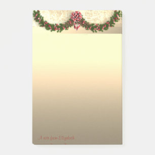 Post-it® Élégante Branche d'arbre de Noël - Personnalisé