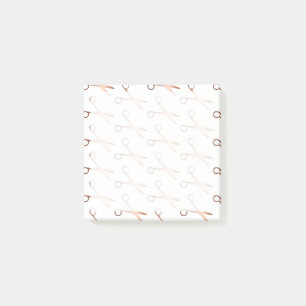 Post-it® Elégante coupe-cheveux rose d'or