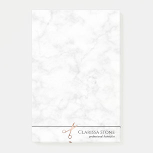Post-it® Elégante coupe-cheveux rose d'or