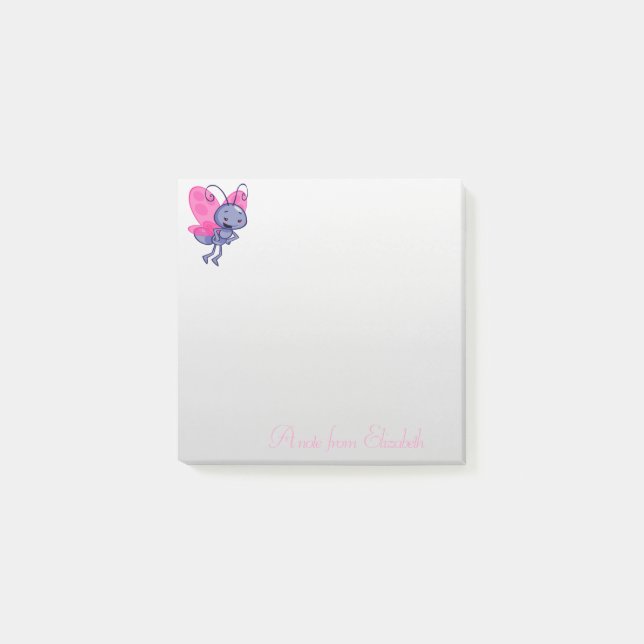 Post-it® Élégante Fille élégante, Abeille de dessin (Devant)