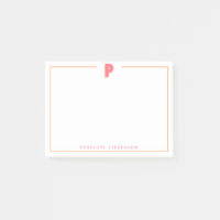 Élégante lettre 3D personnalisée monogramme P init