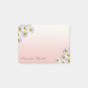 Post-it® Élégante Mignonne Fille élégante, Fleurs Chamomole