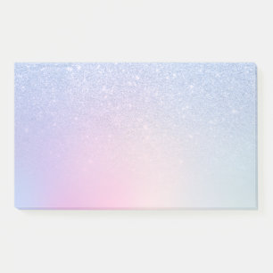 Post-it® Elégante parties scintillant bleue sombre et moder