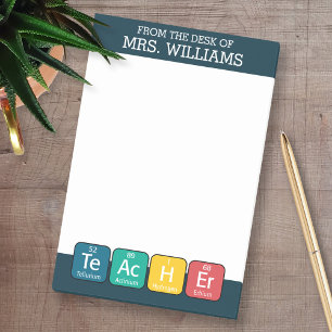 Post-it® Éléments de tableau périodique Enseignant de l'