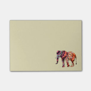 Post-it® Eléphant multicolore coloré