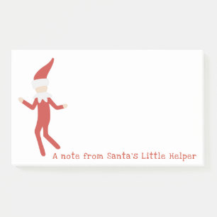 Post-it® Elf doux et idiot de Père Noël personnalisé