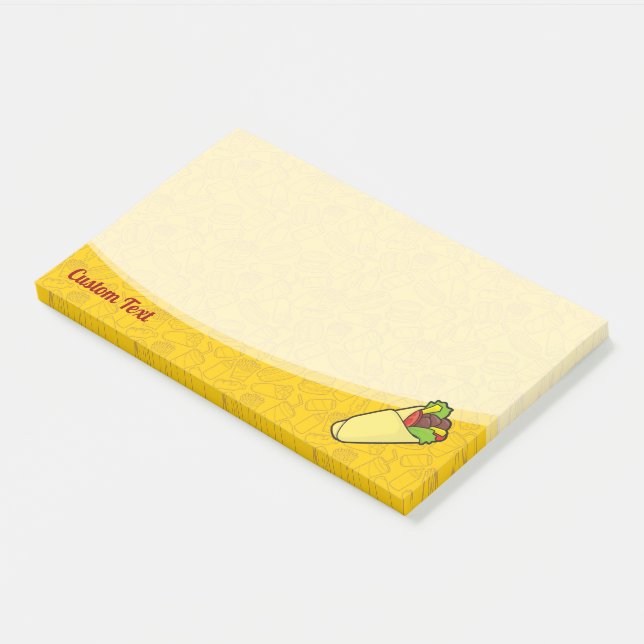 Post-it® Emballage sandwich Tortilla (Incliné)