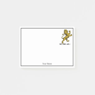 Post-it® Emblème C de crête permanente de lion héraldique