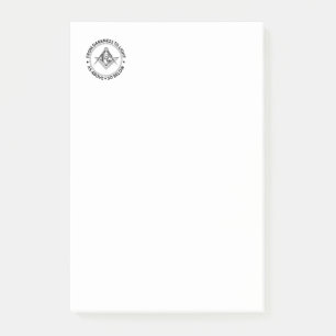 Post-it® emblème de la franc-maçonnerie