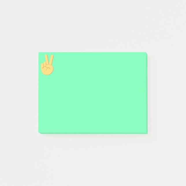 Post-it® Emoji de la paix (Devant)
