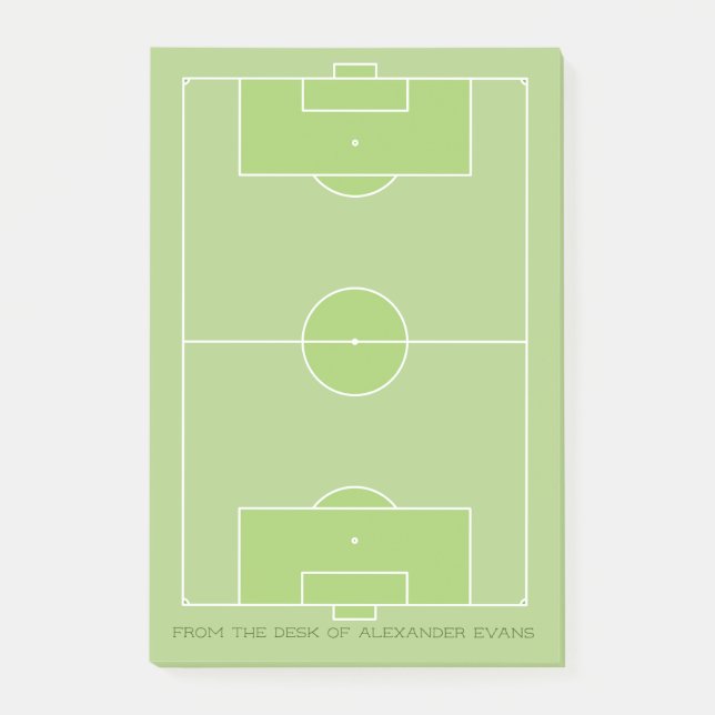 Post-it® Emplacement de football (Devant)