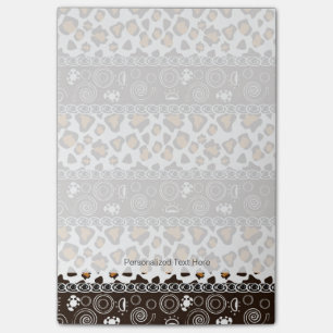 Post-it® Empreinte africaine avec motif de peau de guépard