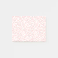 Empreinte de léopard blanc rose pâle