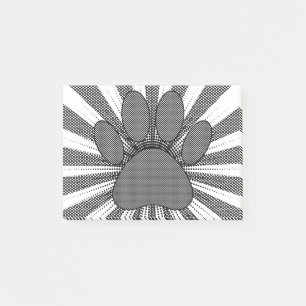 Post-it® Empreinte de patte de chien style manga