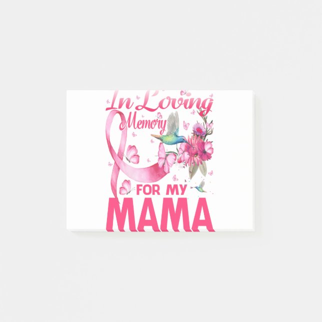 Post-it® En mémoire d'amour pour ma mère (Devant)