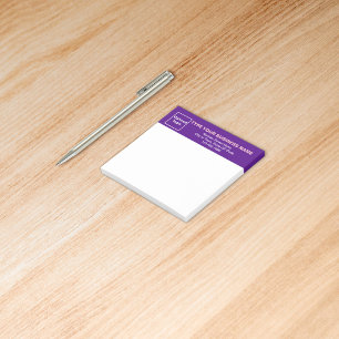 Post-it® En-tête violet commercial Carré blanc poster sa no