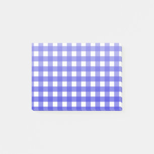 Post-it® En vichy bleu royal