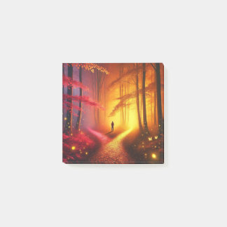 Post-it® Enchanted Crossroads - Vibrant Autumn Forest Art P
