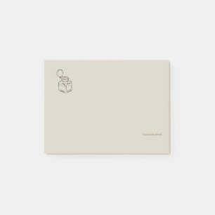 Post-it® Encrier Dark Academia – Bibliothèque Vintage Minim
