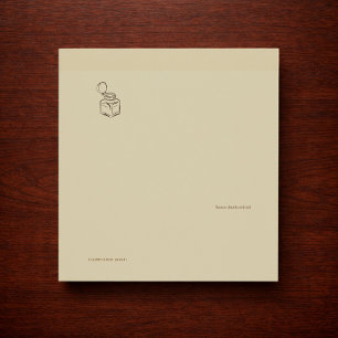 Post-it® Encrier Dark Academia – Bibliothèque Vintage Minim
