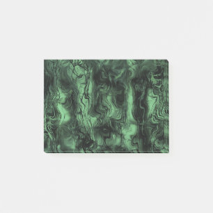 Post-it® Energie Nerveuse Grungy Art Abstrait Cendres Verte