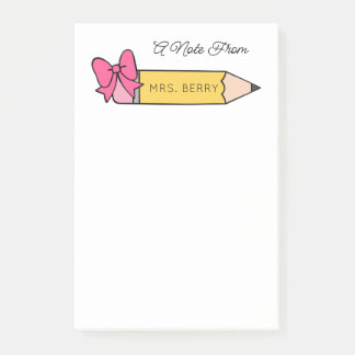 Post-it® Enseignant Une Note De Pencil Post It Notes
