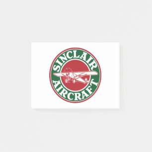 Post-it® Enseigne vintage Sinclair Aircraft.