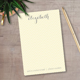 Post-it® Ensemble de papeterie jaune beurre et gris pour fe