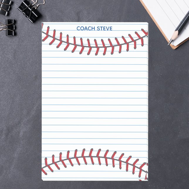 Post-it® Entraîneur de baseball cool ou joueur de balle Lin (Créateur téléchargé)