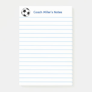 Post-it® Entraîneur de football cool personnalisé