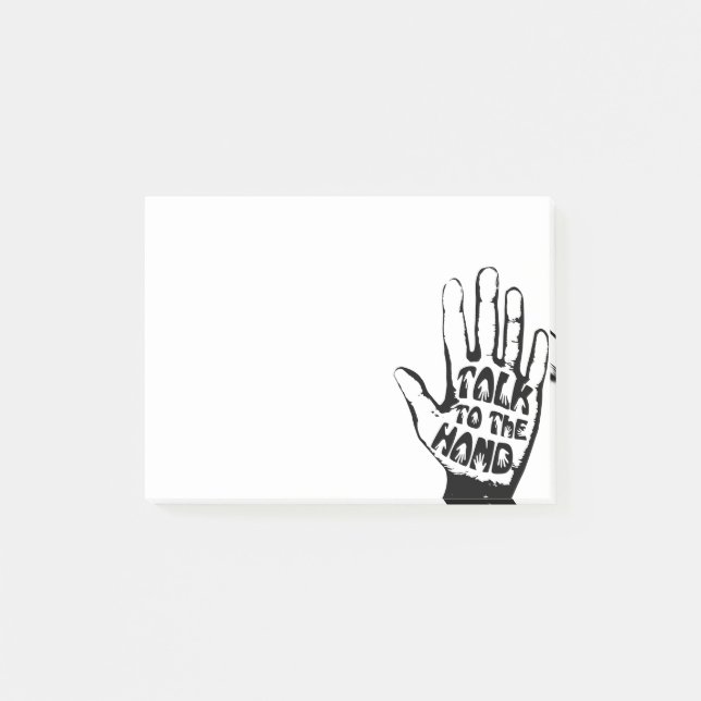 Post-it® Entretien à la main (Devant)