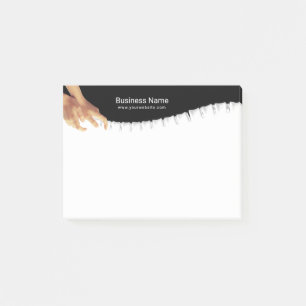 Post-it® Épine de chiropractie de chiroprakteur et mains