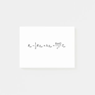 Post-it® équation de champ Einstein de la relativité gén