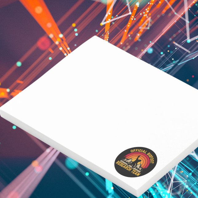 Post-it® Équipe de recherche originale de Bigfoot (Créateur téléchargé)