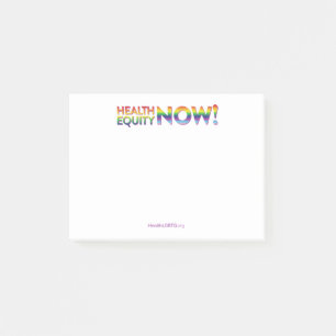 Post-it® Équité en santé maintenant !