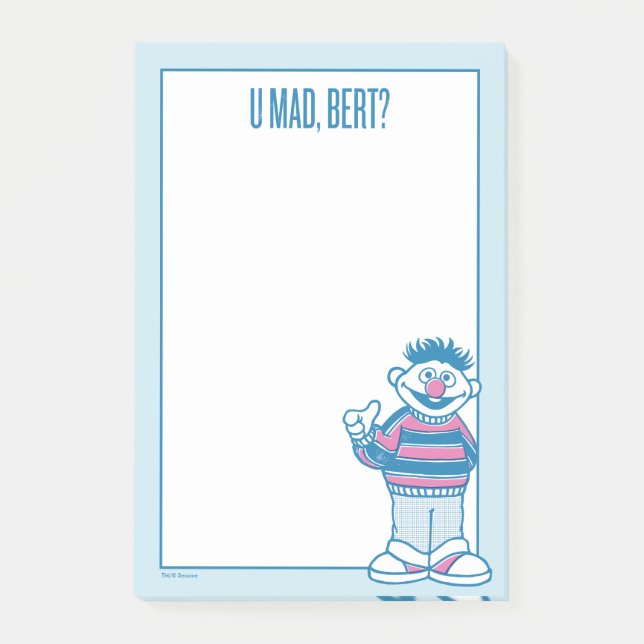 Post-it® Ernie | T'es fâché, Bert ? (Devant)