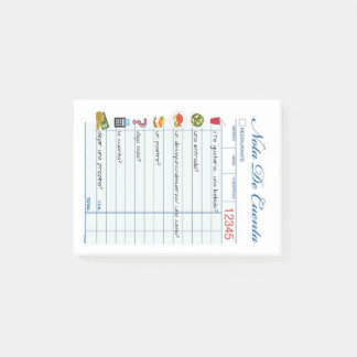 Post-it® Espagne - Jeu de rôle - Chèque de restaurant