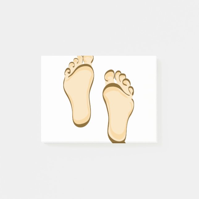 Post-it® Étapes de pied (Devant)