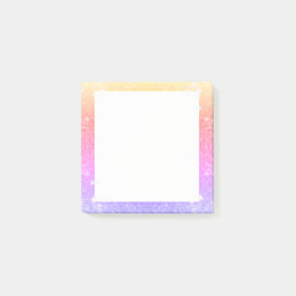 Post-it® Étincelle de parties scintillantes d'or de lavande