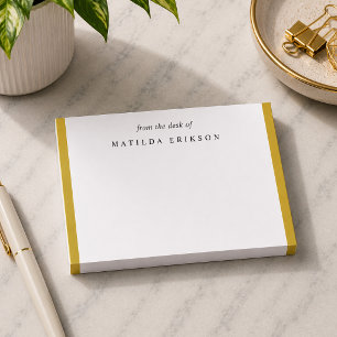 Post-it® Étiquettes adhésives dorées chic et sophistiquées