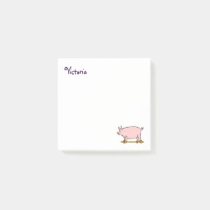 Post-it® Étiquettes Rétro Personnalisées Cochon Jouet Vinta
