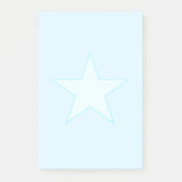 Étoile sur fond bleu clair 