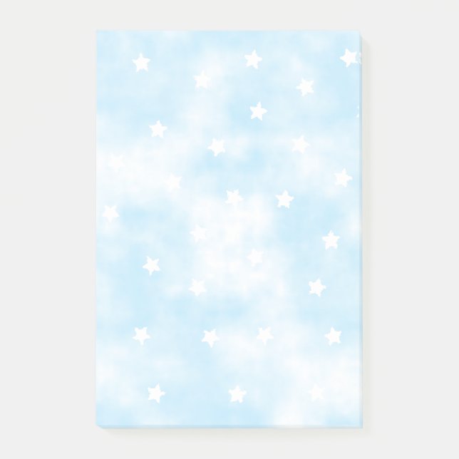 Post-it® Etoiles personnalisées simples Aquarelle Sky (Devant)