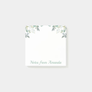 Post-it® Eucalyptus Feuille Vert Aquarelle